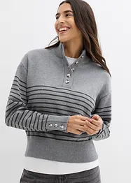 Maglione con bottoni, bonprix