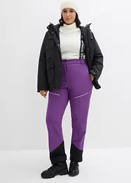 Pantaloni tecnici idrorepellenti in softshell elasticizzato, bonprix