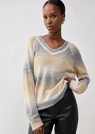Maglione in misto lana con lurex, bonprix