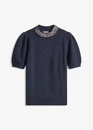 Maglione con strass, bonprix