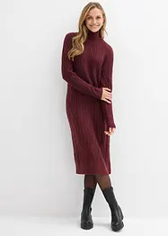 Abito in maglia a trecce, bonprix