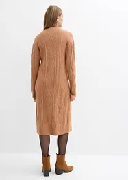 Abito in maglia a trecce, bonprix