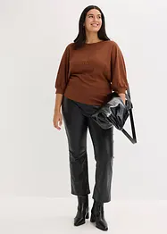 Pantaloni in similpelle, bonprix