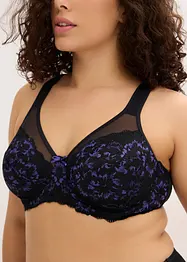 Reggiseno minimizer con spalline imbottite e pizzo delicato, bonprix