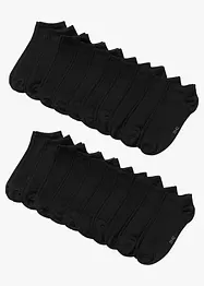 Calzini per sneakers con cotone biologico (pacco da 20 paia), bonprix