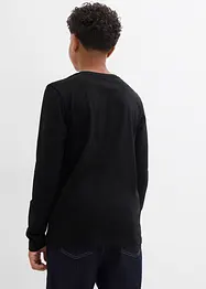 Maglia a maniche lunghe in puro cotone biologico, bonprix