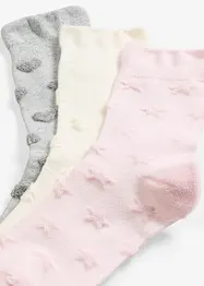 Calzini soft touch con effetto spugna e bordo anticompressione (pacco da 3 paia), bonprix