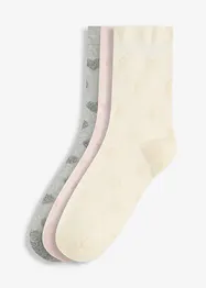 Calzini soft touch con bordo anticompressione (pacco da 3 paia), bonprix