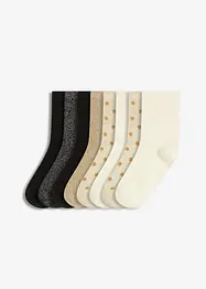 Calzini con lurex e cotone biologico (pacco da 8 paia), bonprix