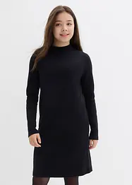Abito di jersey con collo dritto, bonprix