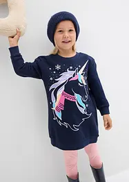 Abito in felpa di puro cotone, bonprix