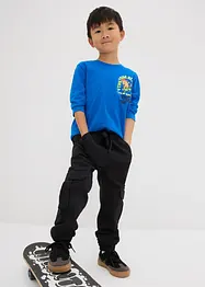 Pantaloni termici cargo con fodera in jersey, regular fit, bonprix