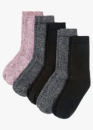 Calzini termici di spugna con cotone biologico (pacco da 5 paia), bonprix