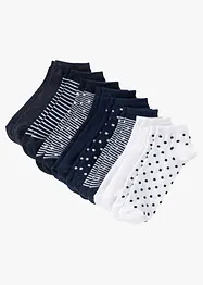 Calzini per sneakers (pacco da 8 paia) con cotone biologico, bonprix
