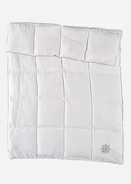 Trapunta effetto piuma con fiocco di neve, calda, bonprix