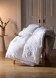 Trapunta effetto piuma con fiocchi di neve, extra calda, bonprix