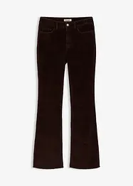 Pantaloni in velluto a coste flared, bonprix