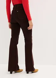 Pantaloni in velluto a coste flared, bonprix