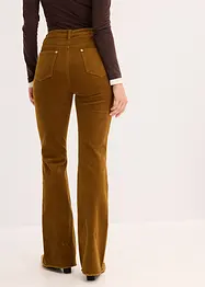 Pantaloni in velluto a coste flared, bonprix
