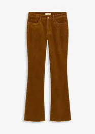 Pantaloni in velluto a coste flared, bonprix