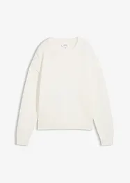 Maglione oversize in puro cotone, bonprix