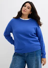 Maglione oversize in puro cotone, bonprix