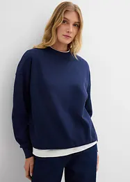 Felpa oversize in puro cotone biologico, bonprix