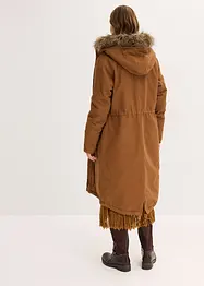 Parka lungo imbottito, bonprix