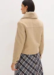 Giacca invernale in simil lana, bonprix