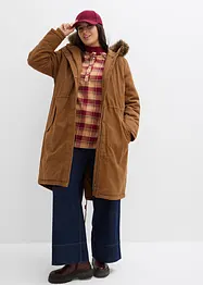 Parka lungo imbottito, bonprix