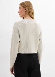 Maglione in filato grosso di puro cotone, bonprix
