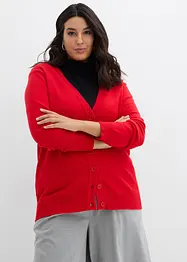 Cardigan lungo in soffice misto viscosa, bonprix