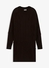 Abito in maglia a trecce, bonprix
