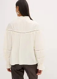 Blusa in fine misto viscosa, bonprix