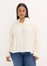 Blusa in fine misto viscosa, bonprix