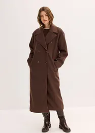 Cappotto oversize in misto lana, bonprix