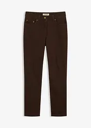 Pantaloni in twill di misto cotone elasticizzato, bonprix