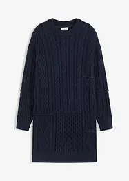 Abito in maglia a trecce, bonprix