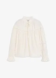 Blusa in fine misto viscosa, bonprix