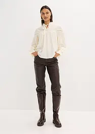 Blusa in fine misto viscosa, bonprix