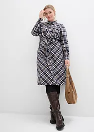 Abito chemisier in morbida flanella, bonprix