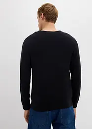 Maglione in filato fine con lana merino, bonprix