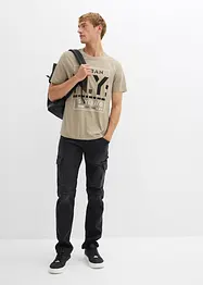 Jeans jogger cargo con girovita comodo regular fit, straight, bonprix