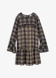 Abito in chiffon con volant, bonprix