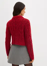 Cardigan in filato grosso di misto lana morbido, bonprix