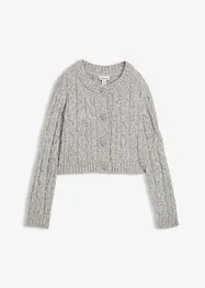 Cardigan in filato grosso di misto lana morbido, bonprix