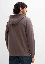 Felpa con zip e cappuccio, bonprix