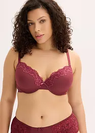Reggiseno con coppe preformate e poliammide riciclata (pacco da 3), bonprix