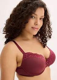 Reggiseno con coppe preformate e poliammide riciclata (pacco da 3), bonprix