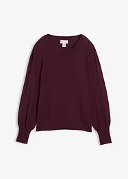 Maglione con maniche a palloncino, bonprix